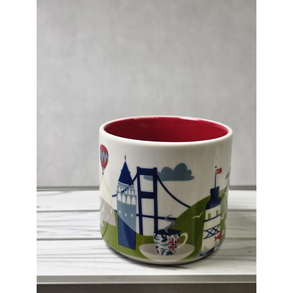 Starbucks Turkey You Are Here Collection Series 14oz Coffee Mug Tea Cup EUC